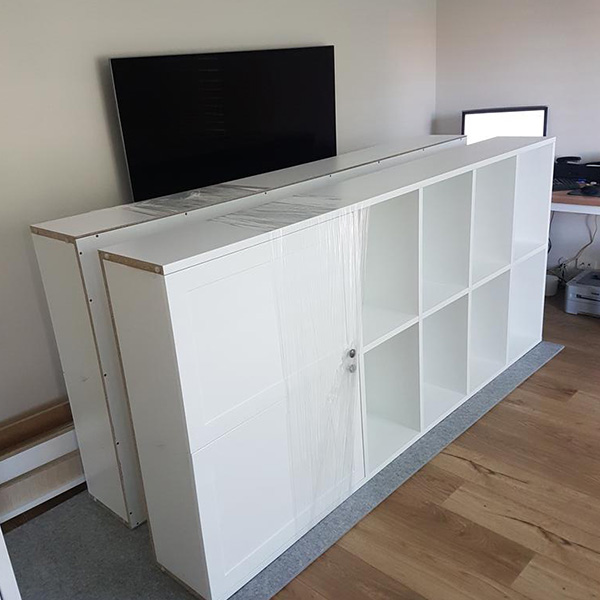 Bookshelving & cabinetry doors fitted in Port Melbourne